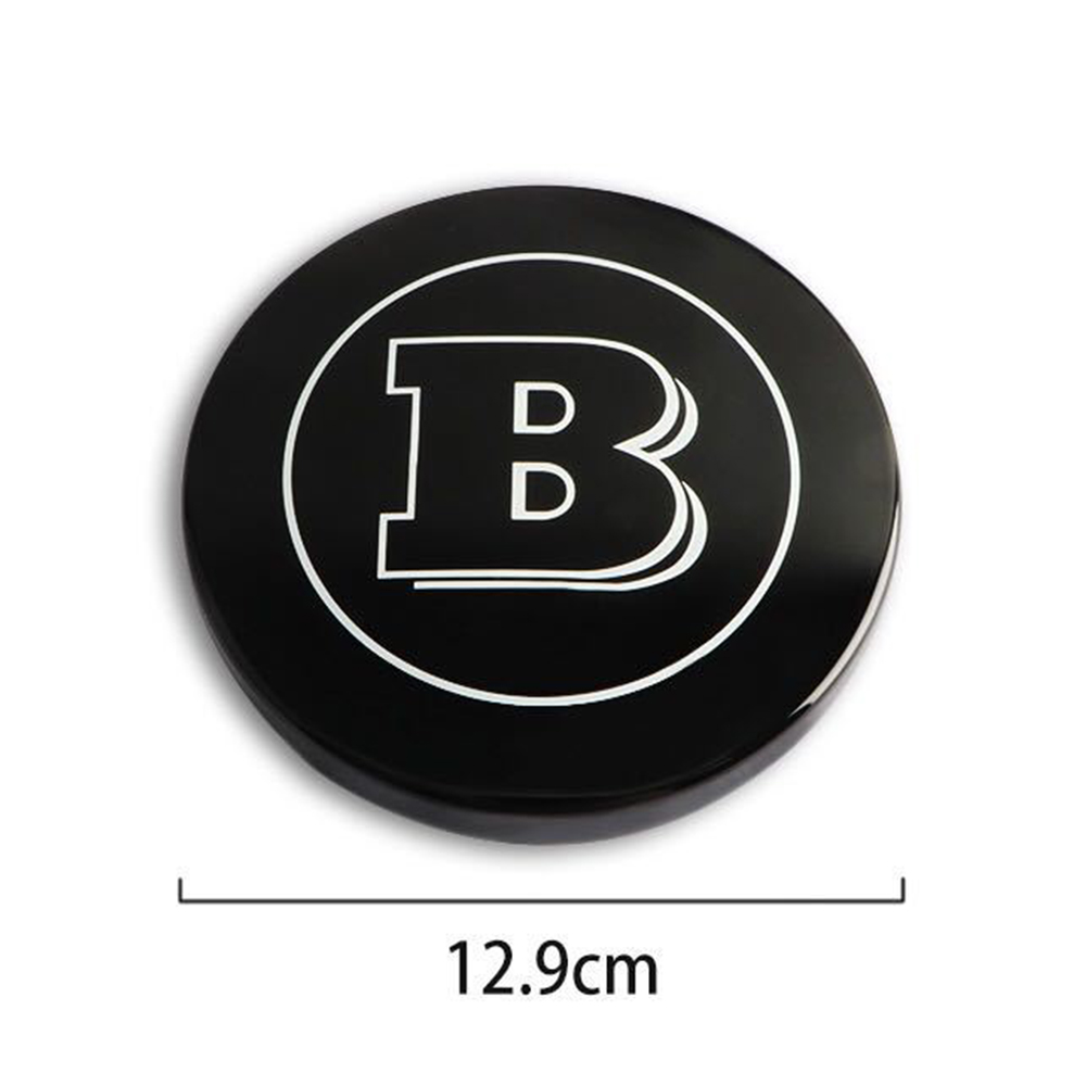 Front Grille BRABUS Logo Glossy Emblem for Mercedes Benz Smart Fortwo