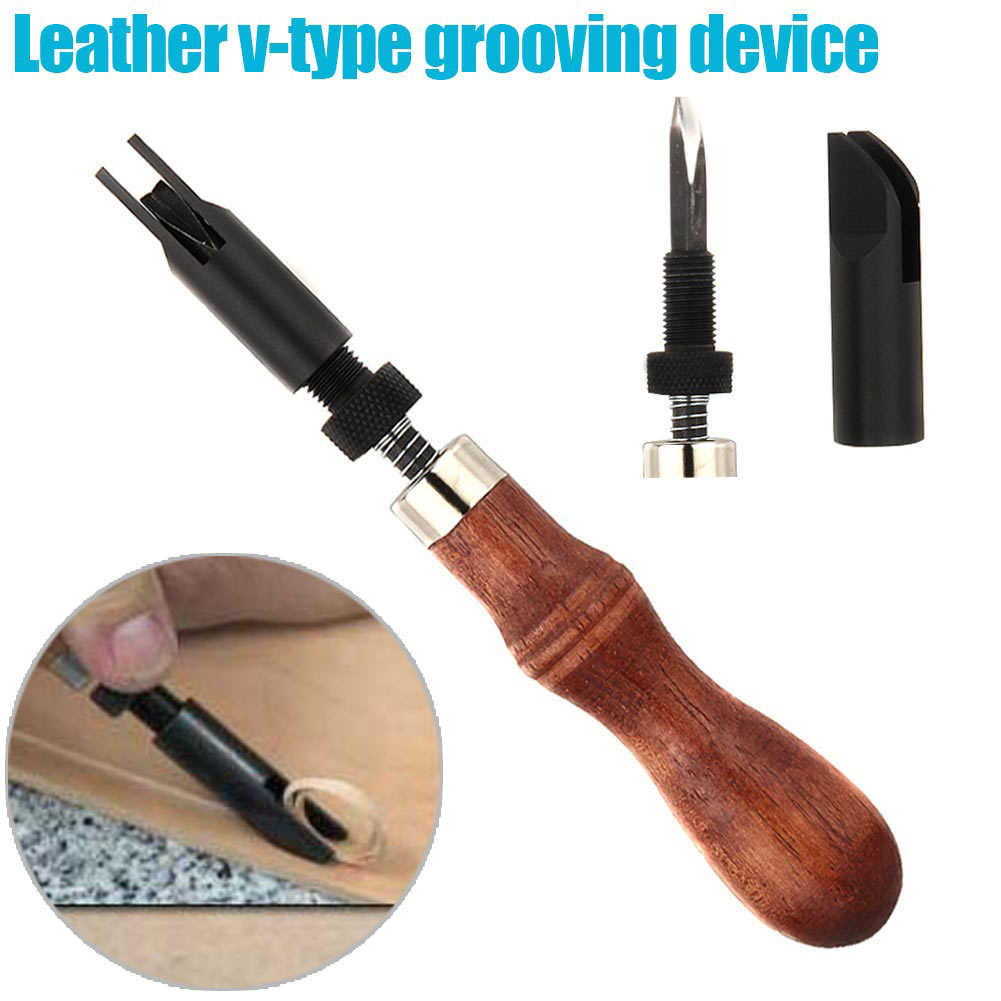 V shaped Leathercraft Edge Beveler Skiving Craft Tool Leather Beveler ...