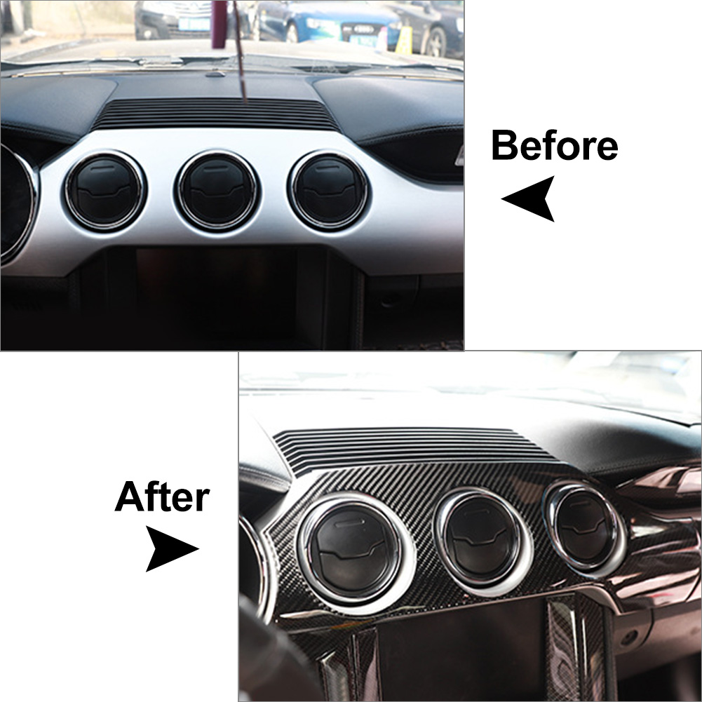 Car Interior Dashboard Panel Cover Trim Fit Ford Mustang 2015-2019 ...