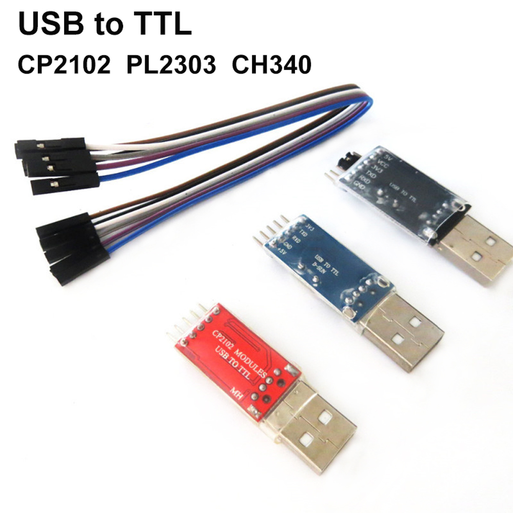 USB 2.0 TTL Konverter CH340 Adapter Wandler UART Seriell CP2102 PL2303