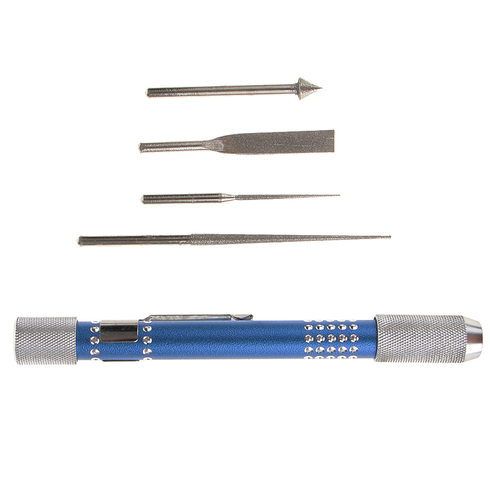 Jewellers Diamond Tipped Bead /& Pearl Reamer File Set For Jewellery Making