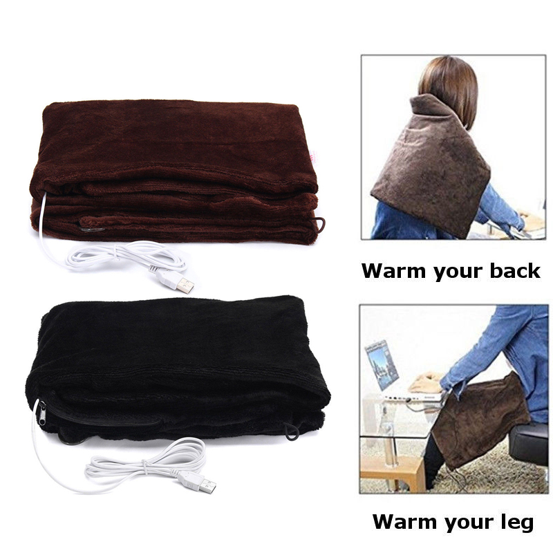 Electric Heated Throw Blanket Fleece Washable Warm Mattress Charging 