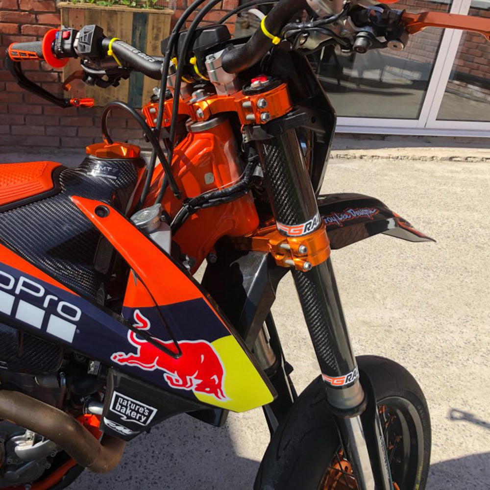 150mm250mm Carbon Fiber Shock Upper Fork Wrap Guard for Honda Yamaha