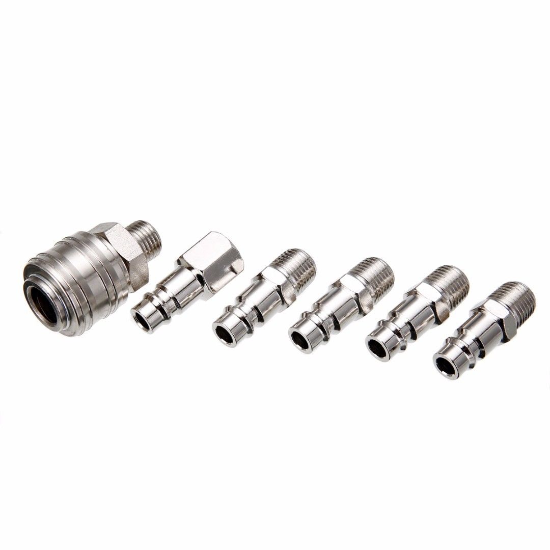Druckluft Adapter 1 4 Auf 1 2 6 Stück Prägung Druckluft Kupplung 1/4 Schnellkupplung Adapter Stecker