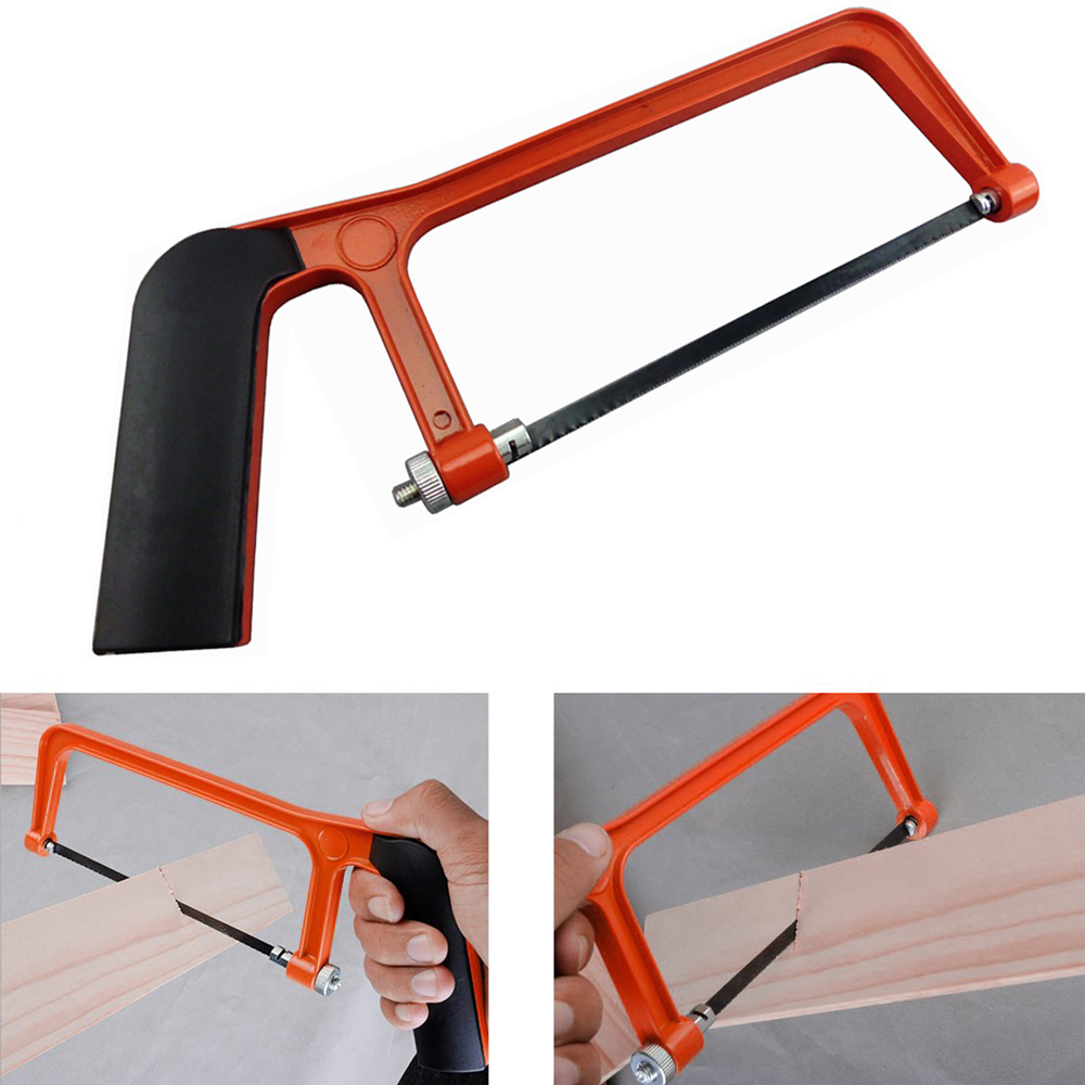 Inch Mm Junior Hand Hacksaw For Metal Plastic Wood Blade Included Ebay