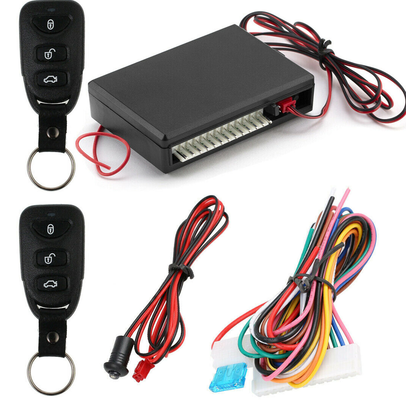 Universal Car Remote Central Kit Door Lock Vehicle Keyless Entry System