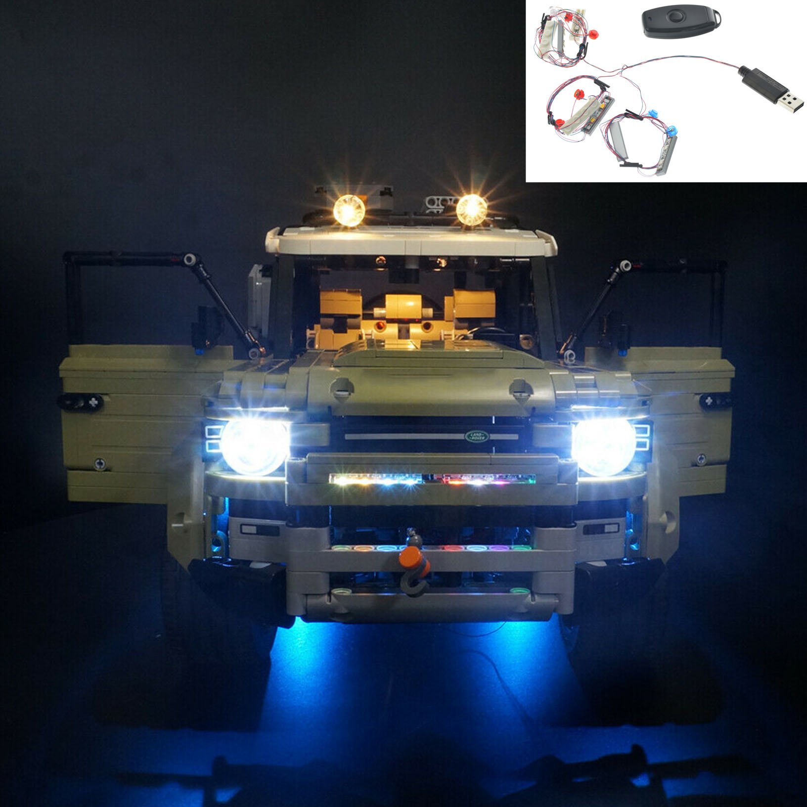 Kyglaring LED Light Lighting Kit ONLY For LEGO 42110 Land Rover