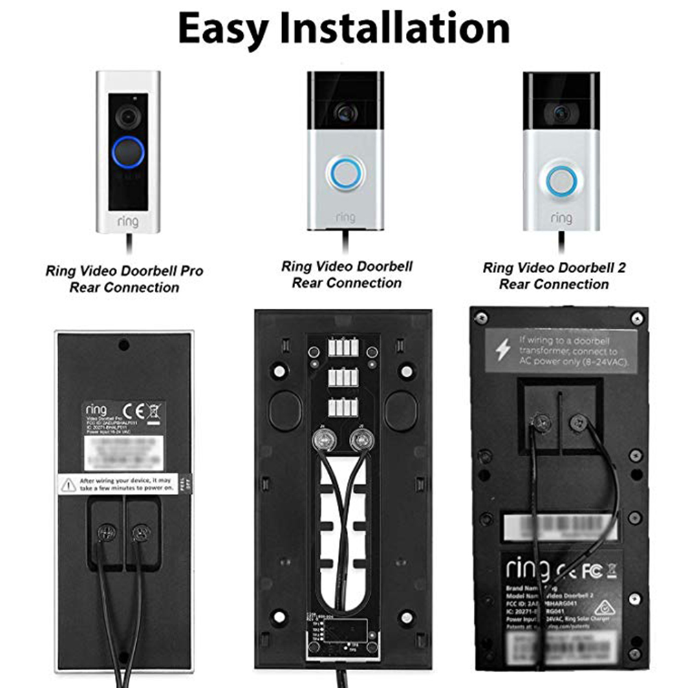 Power Supply Adapter For Video Ring Doorbell Transformer Easy Installation 2 Pro eBay