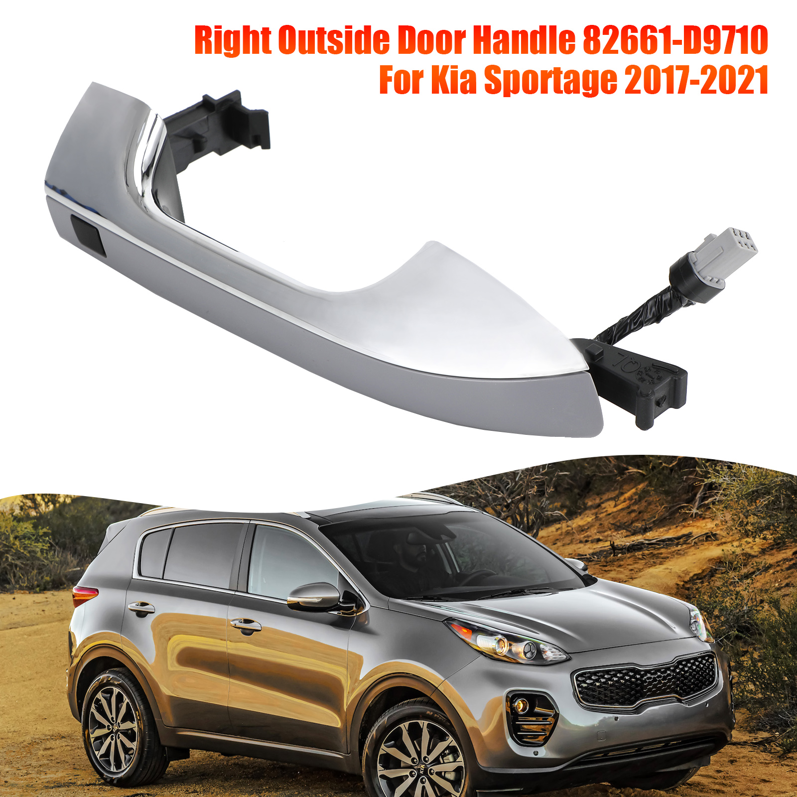 🚗Right Outside Door Handle 82661-D9710 For Kia Sportage 2017-2021