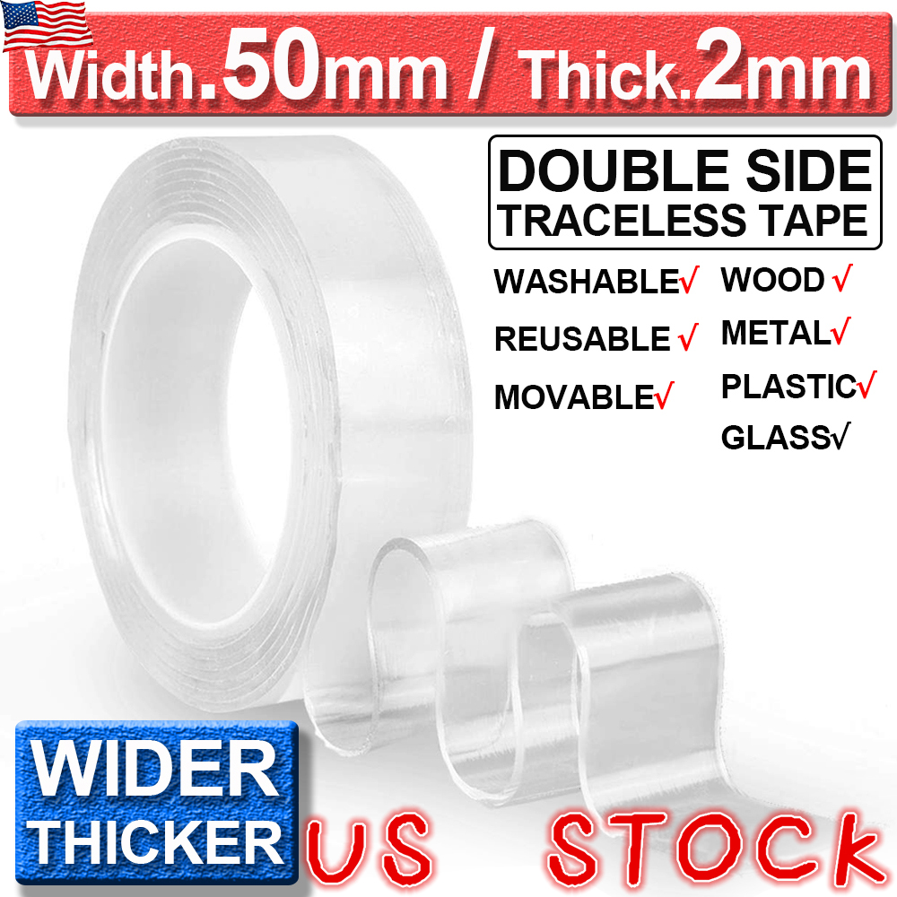 Anti-slip Magic Multifunctional Double-Sided Traceless Washable Adhesive Tape DF