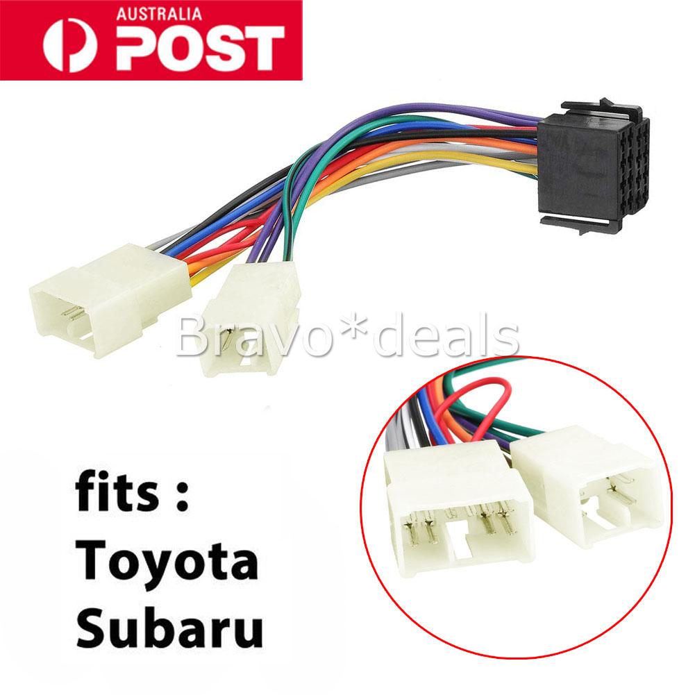 Toyota ISO WIRING HARNESS stereo radio plug lead wire loom connector