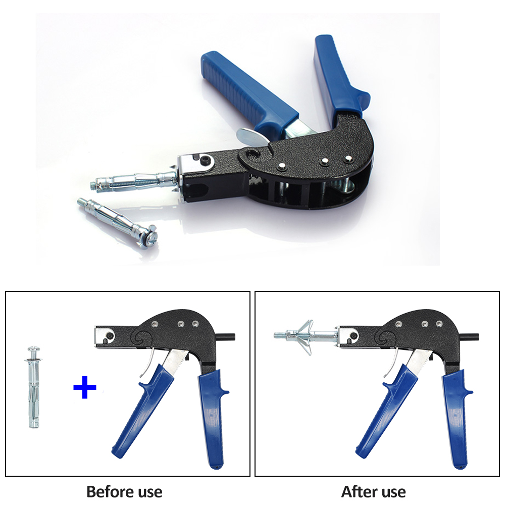 Heavy Duty Gun Setting Tool Hollow Cavity Wall Anchor Hole Plasterboard