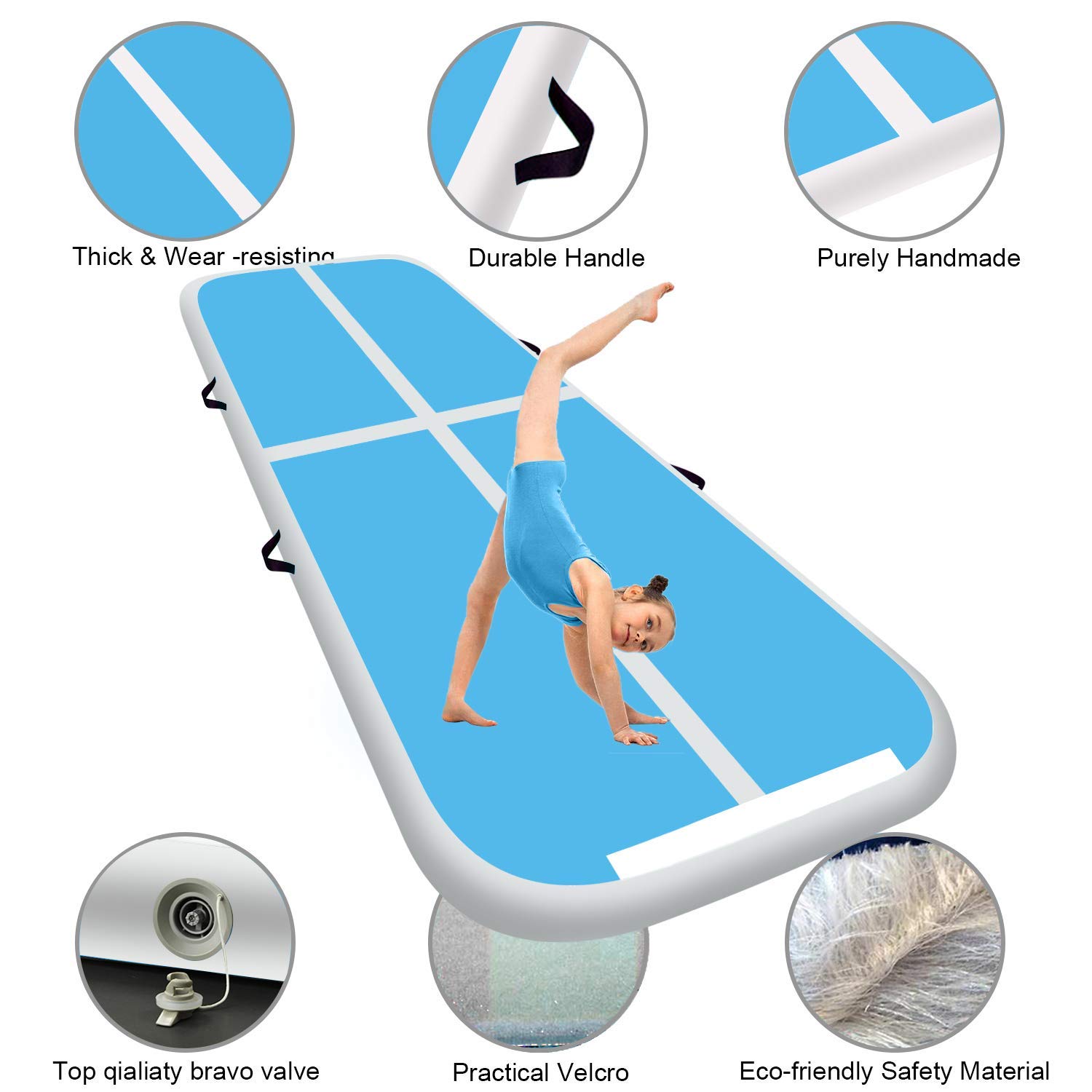 air track gymnastics mat  Amazoncom