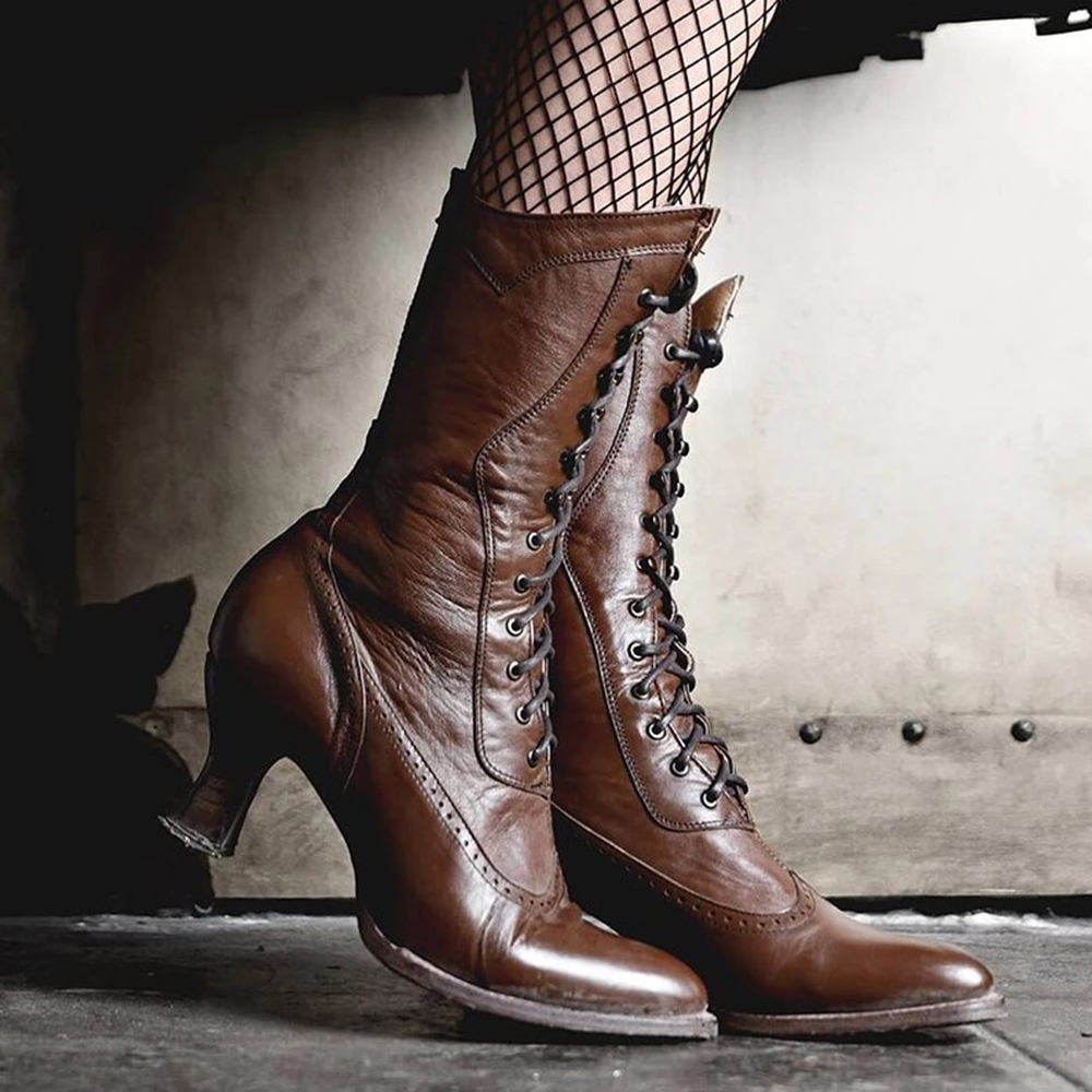 lace up kitten heels