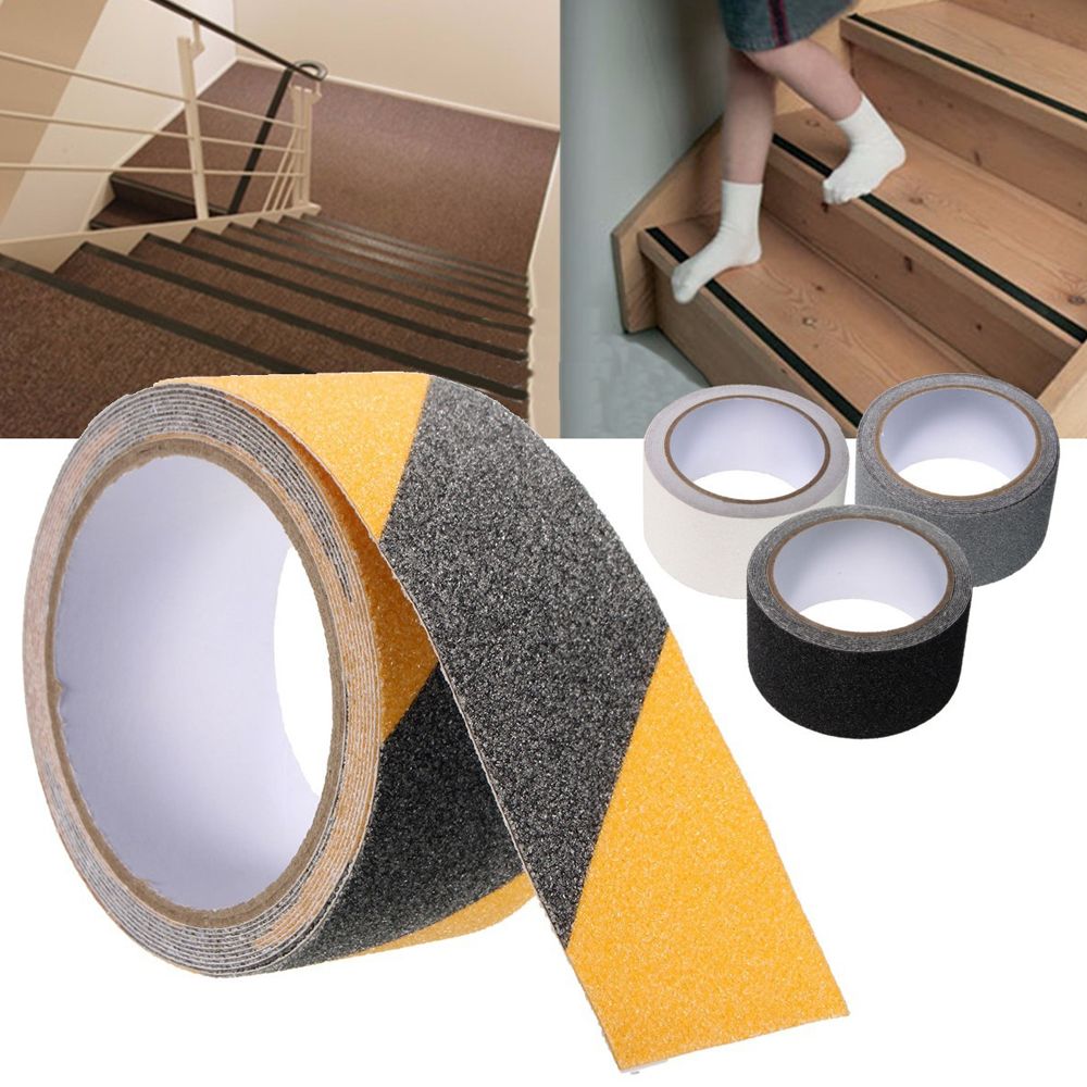 5M 25mm100mm ANTI SLIP TAPE High Grip Adhesive Backed Non Slip Safety