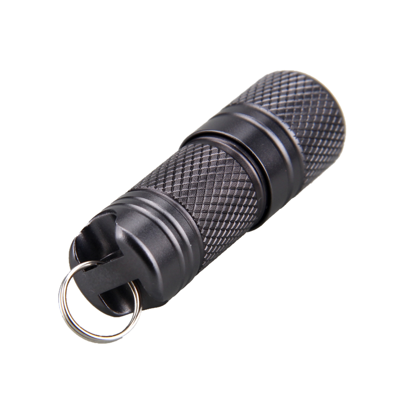 XPE LED Torch Pocket USB Rechargeable Mini Keychain Keyring Camping
