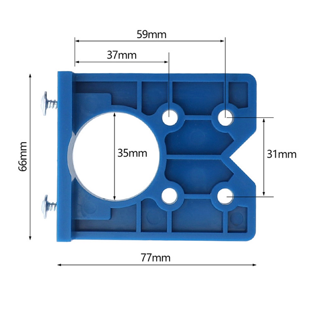 New 35MM ABS Concealed Hinge Hole Jig For Kitchen Cabinet ...