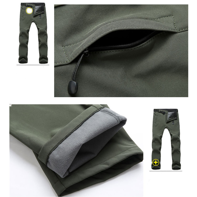 mens fleece running pants