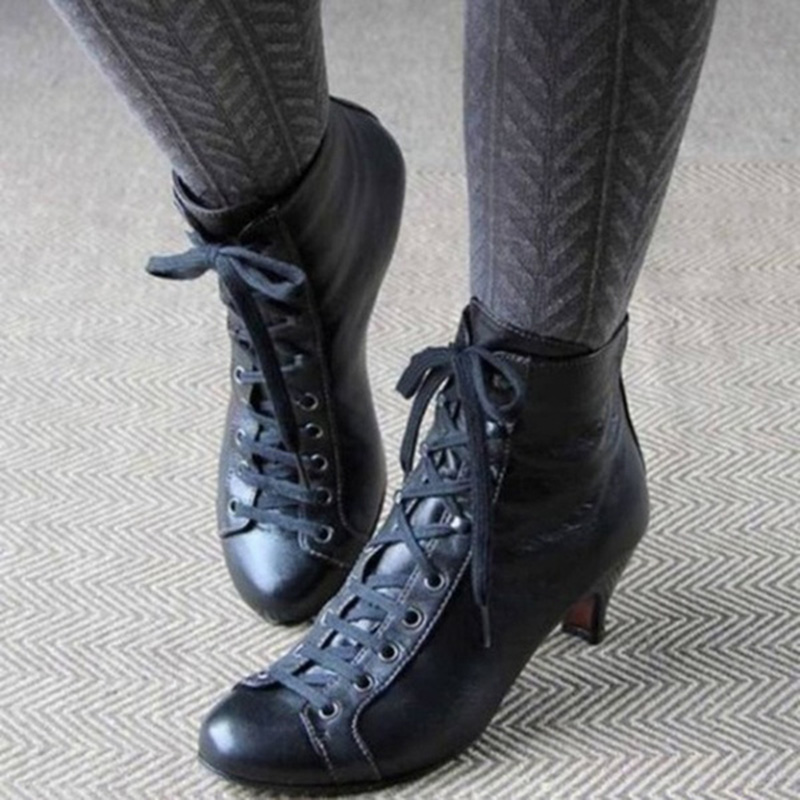women's lace up victorian boots