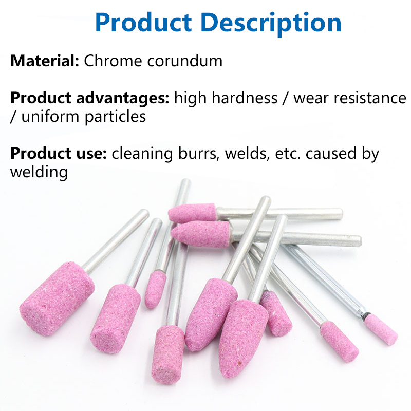 50/100 x Schleifstifte sortiert 3mm Schaft Durchmesser für Dremel Bohrmaschine 
