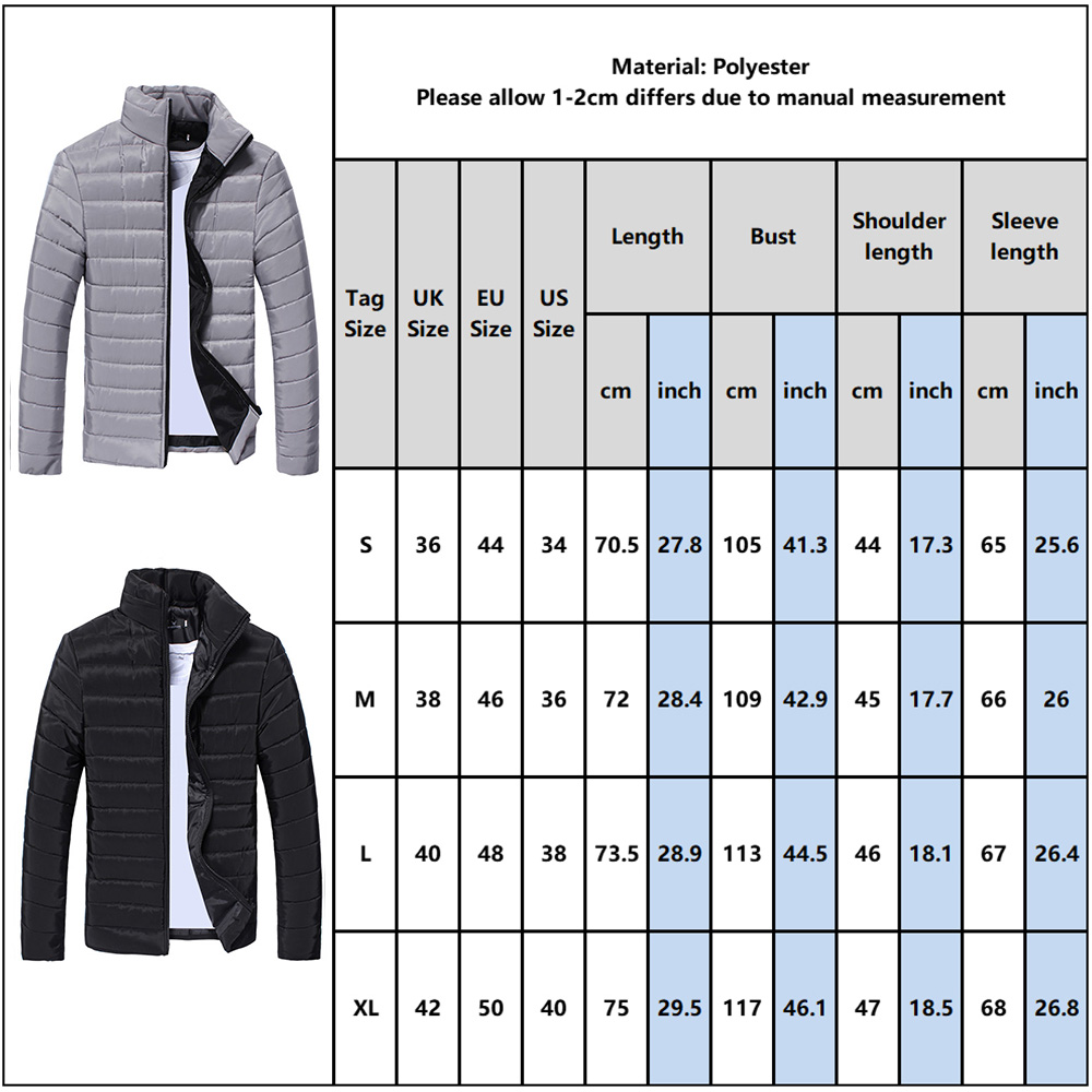 Mens Puffer Bubble Down Coat Jacket Winter Warm Quilted Padded Packable Outwear Mens Puffer Bubble Down Coat Jacket Winter Warm Quilted Padded Packable Outwear