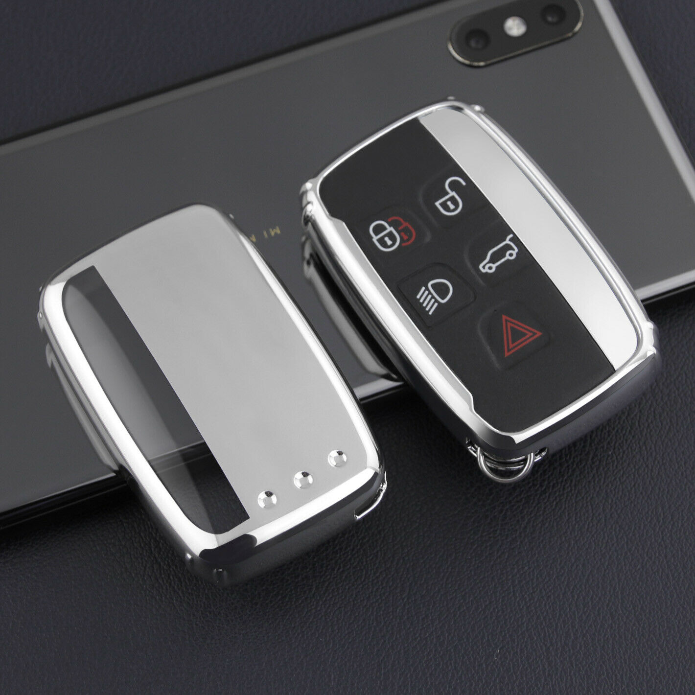 New Car Key Case Fits Jaguar  Land Rover Accessories  Cover 