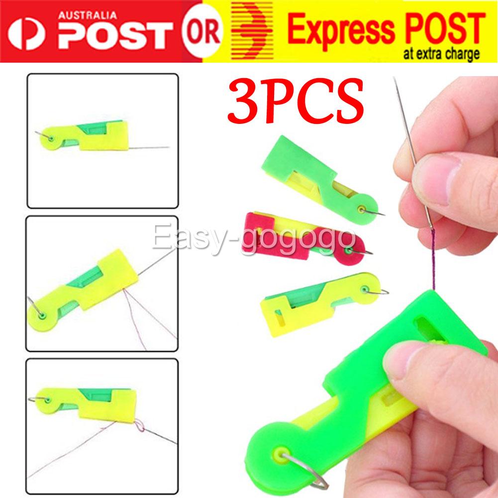 Elderly Easy to Use Automatic Needle Threader Thread Guide Needle Device Self Threading Hand Needle 9, Random Color Solve Needle Threading Problem Automatic Needle Threading Device