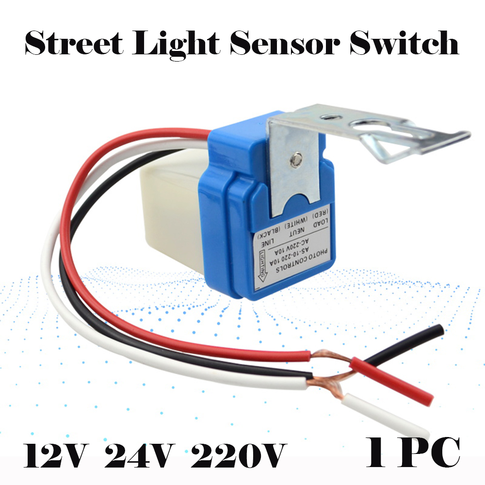 1x MINI Dämmerungsschalter Dämmerungssensor Lichtsensor Twilight Switch 12V 10A
