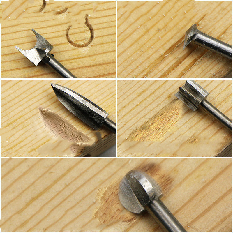 Woodworking Electric Wood Carving Hand Tool Chisel Rotary Drill