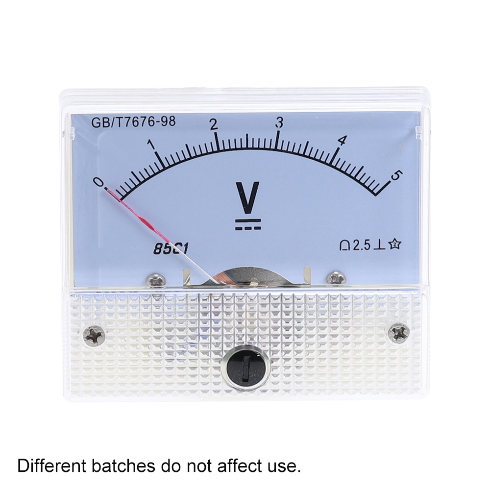 DC 0-600V Analog Volt Voltage Needle Panel Meter Voltmeter Gauge 85C1 UK  Seller