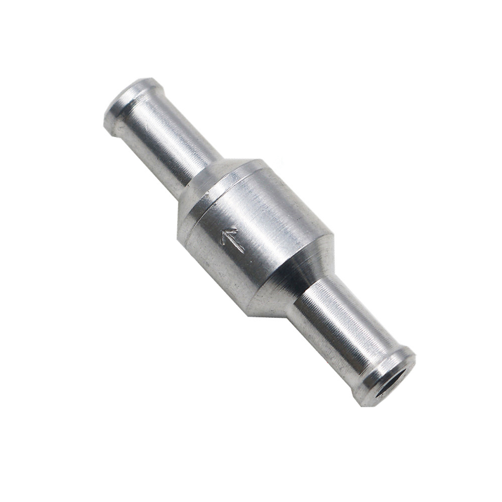 10mm Aluminum Inline Oneway Nonreturn Check Valve Fuel/Gas/Air/Vacuum
