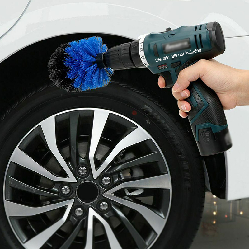 Practical 3Pcs Electric Drill Brush Power Scrub Cleaning