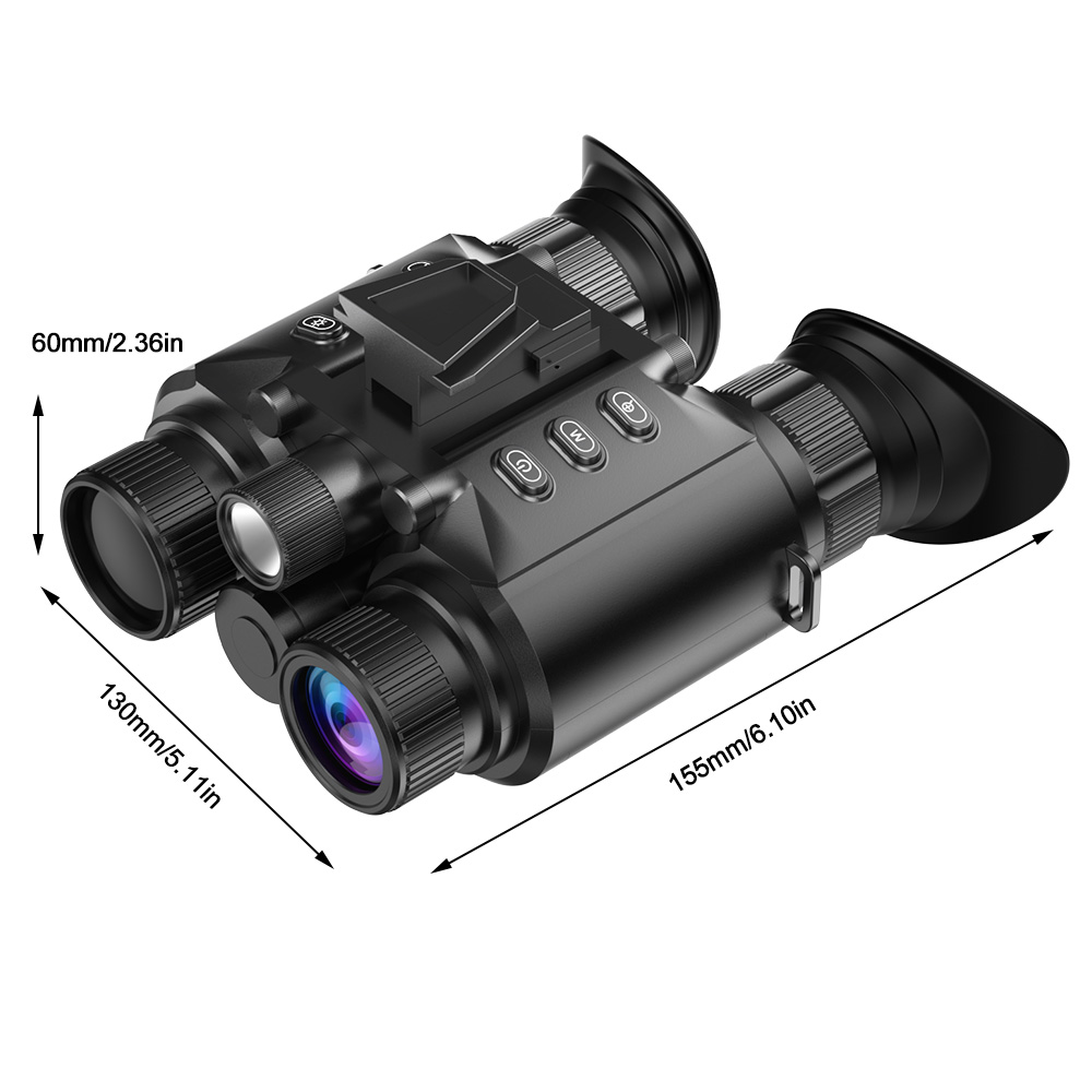 Z9158 4K 3D Digital 8X Zoom Binoculars Night Vision IR Head