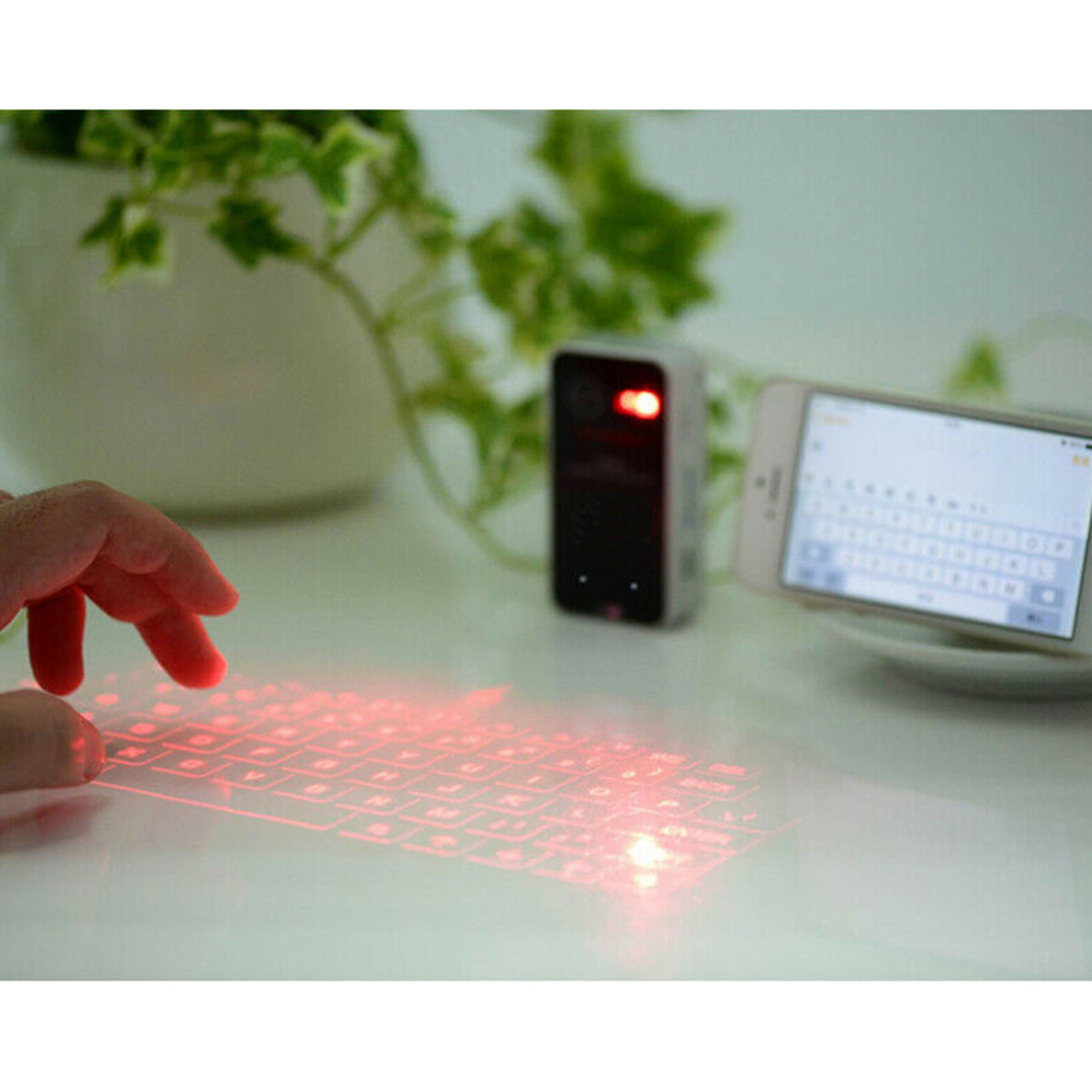 Bluetooth Laser Projection Virtual Keyboard for Smartphone PC Tablet
