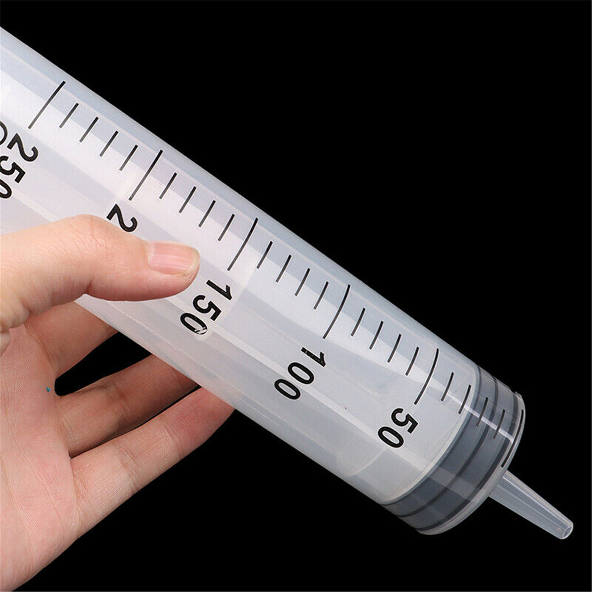 250500ML Large Plastic Measuring Syringe For Labs Hydroponic Pet Cubs