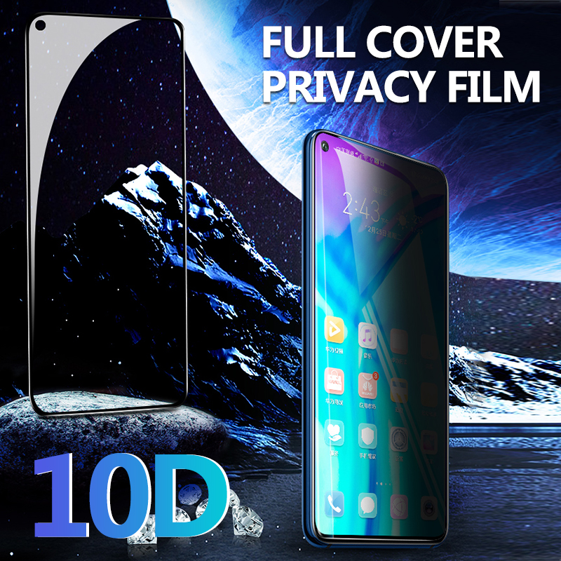 10D Tempered Glass Privacy Screen Protector For Samsung S20 S9 S10 Plus