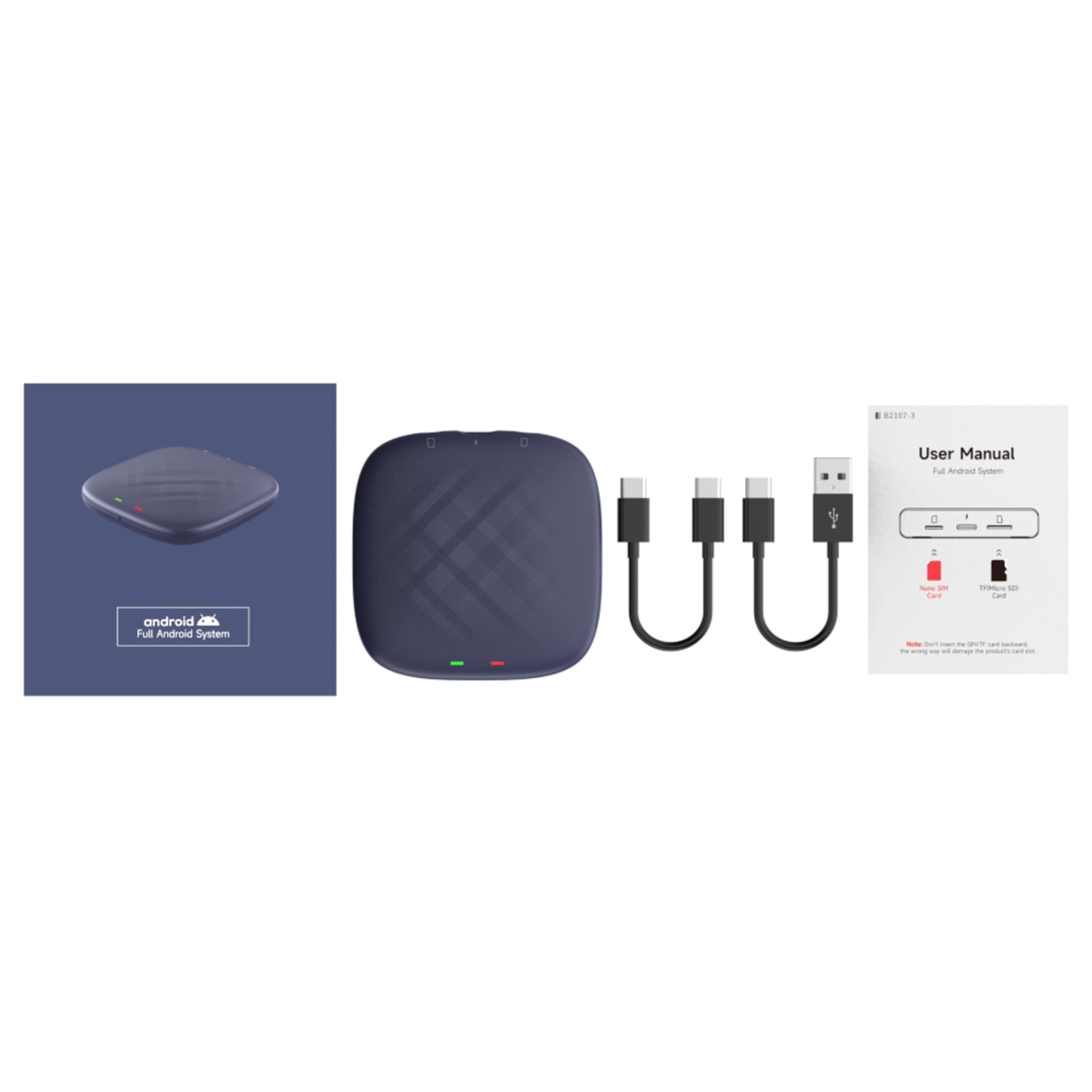 Carlinkit Carplay AI Box Plus Android 13 8+128GB Wireless GPS
