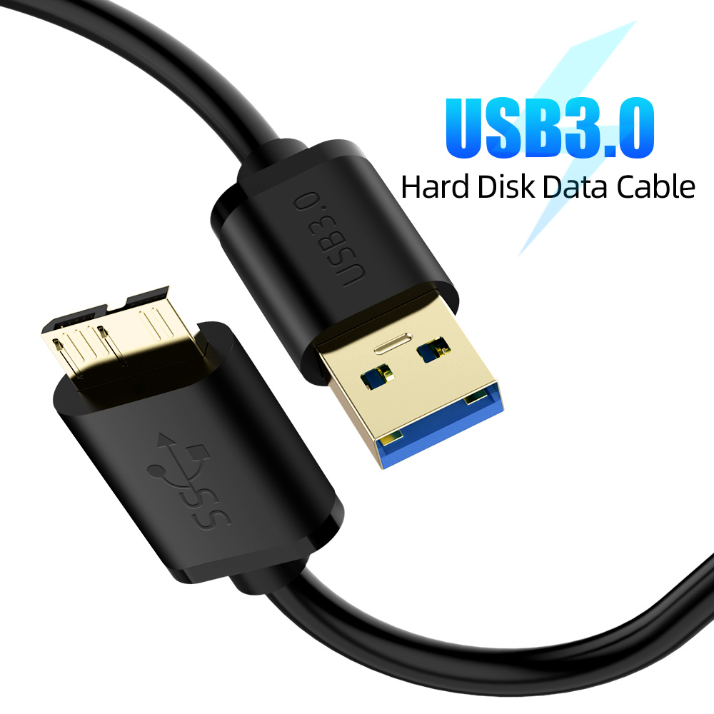 1m SuperSpeed USB 3.0 Type A to Micro B Cable For Hard Drive Samsung S5 Note3