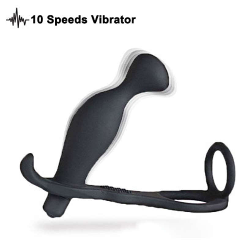 Wireless Waterproof Silicone Prostate Massager With Control For Men 