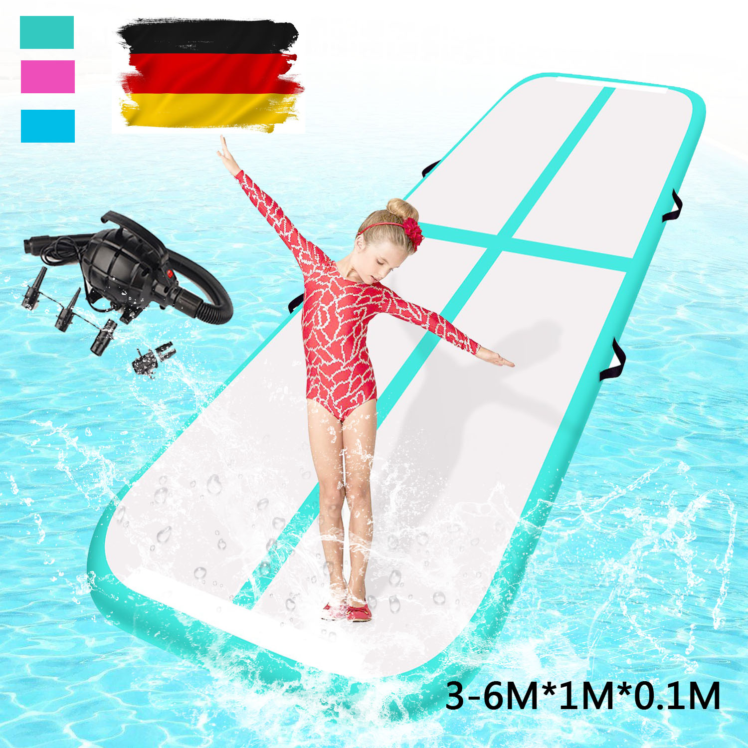 ibigbean Inflatable Gymnastics Tumbling Air   Desertcart