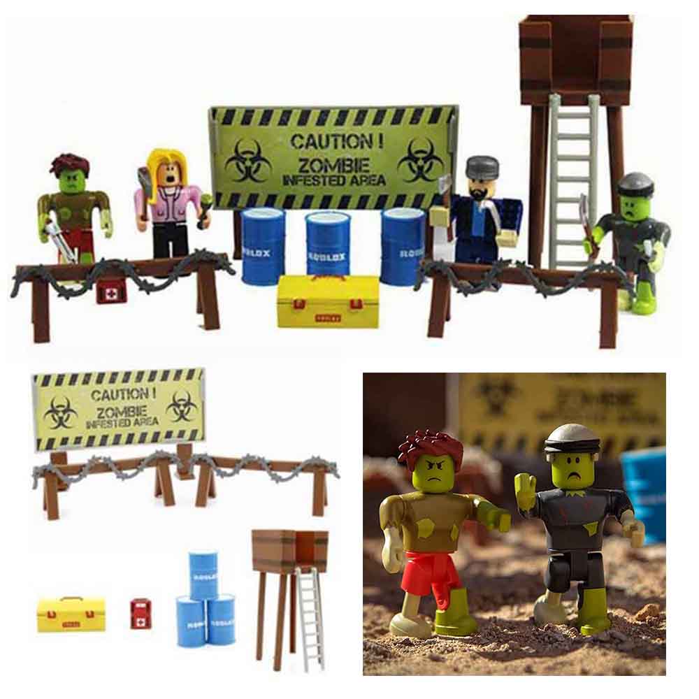 Tv Movie Video Games Roblox Zombie Attack Action Figures Playset Kids Toys Xmas Birthday Gifts 21pcs Toys Hobbies - roblox zombie attack mcdonald