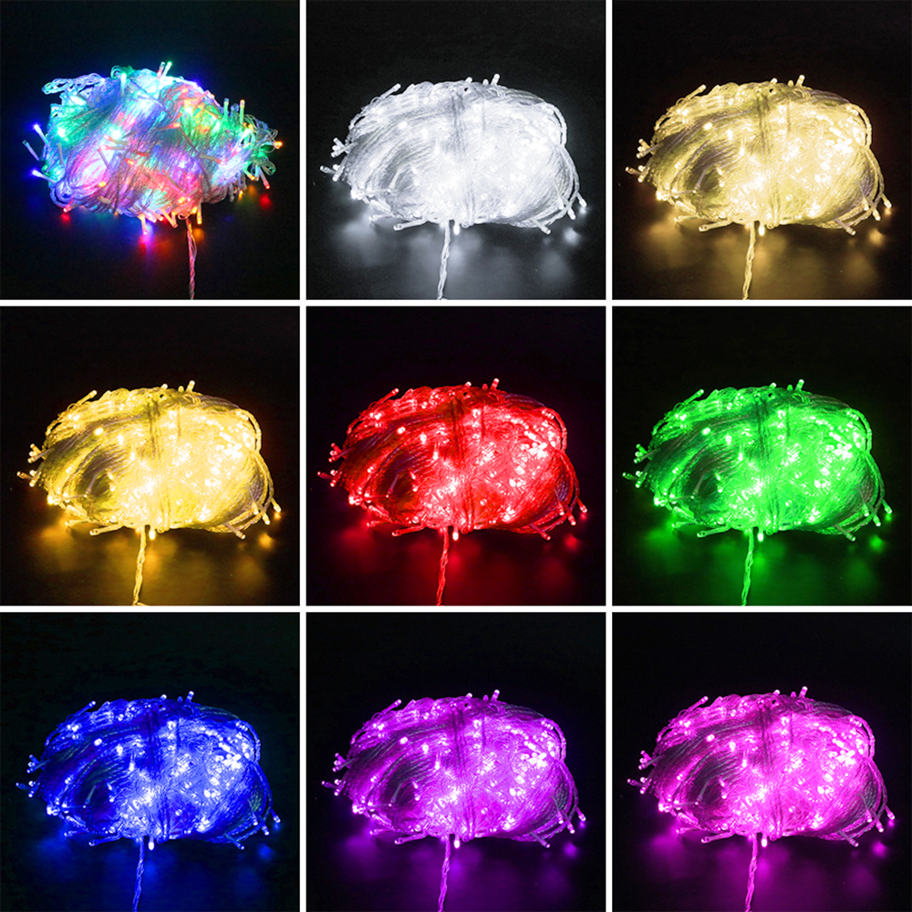 100m Guirlande Lumineuse Lumiere Feerique Exterieur Impermeable Noel Decor Ebay