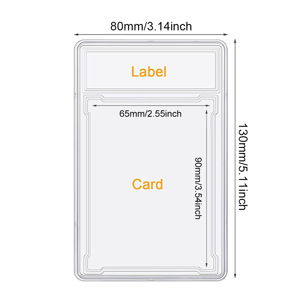 10pcs empty graded card holder psa style slab trading sports