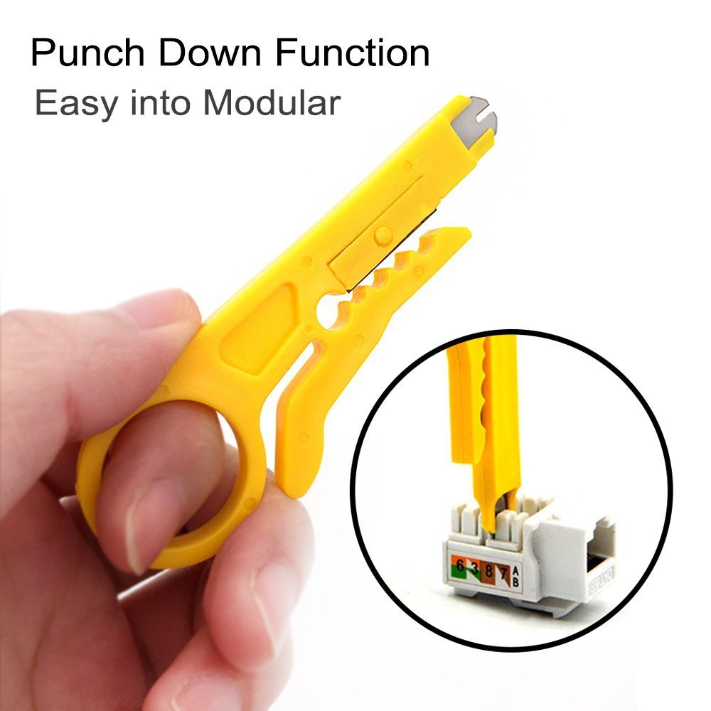 IDC Insertion Punch Down Tool with Cable Wire Stripper BT Telephone