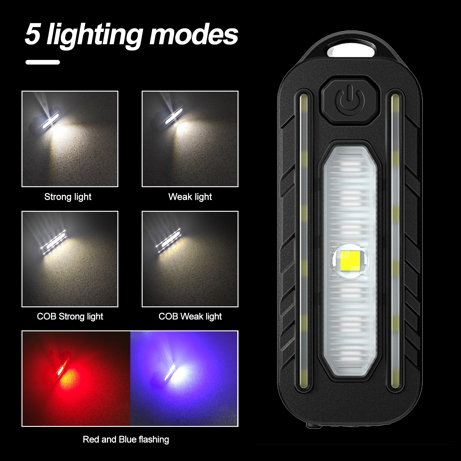 Kaufe 1PC LED Sicherheit Blinkendes Warnlicht USB Aufladbare Mini  Taschenlampe Schulter Polizei Licht Mit Clip Fahrrad Rücklicht Helm warnen  Licht