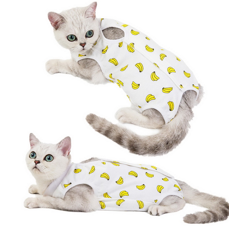 Pet Female Cat Sterilization Suit Cotton Breathable ...