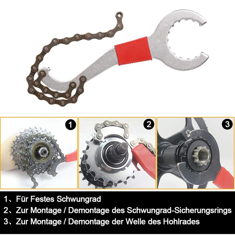 6tlg Fahrrad Innenlager Tretlager Zahnkranzabzieher