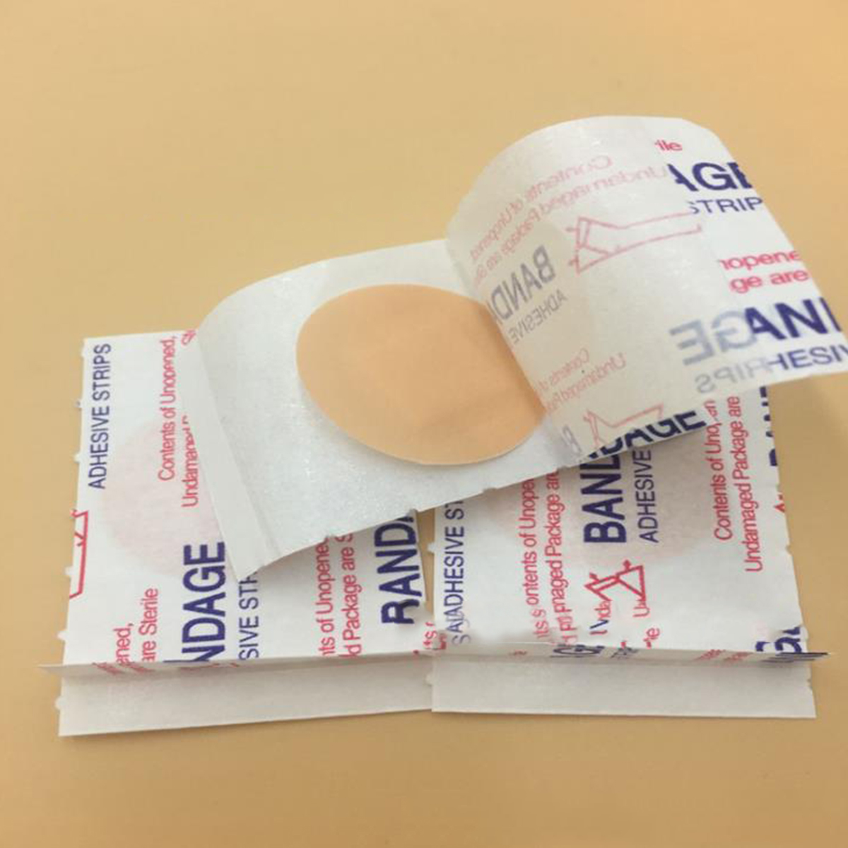 30～200X Round Waterproof BandAid Postoperative Stickers Bandage Travel