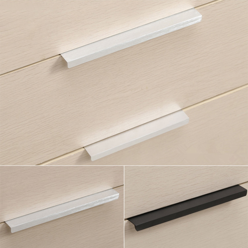 Edge Mounted Pull Kitchen Wardrobe Cupboard Bedroom Drawer Door