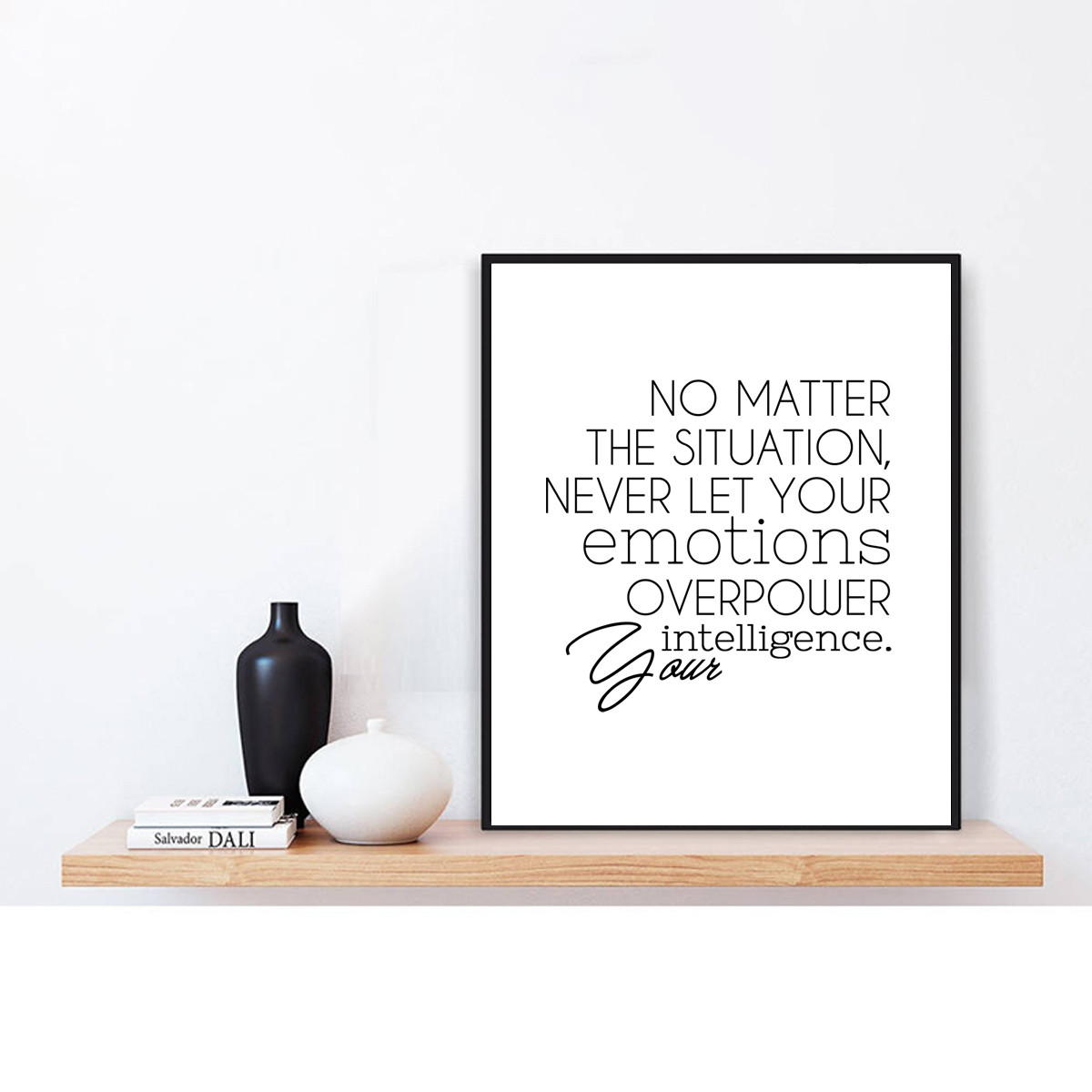 English Inspirational Sentences Motto Canvas Poster Wall Modern Home